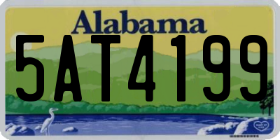 AL license plate 5AT4199