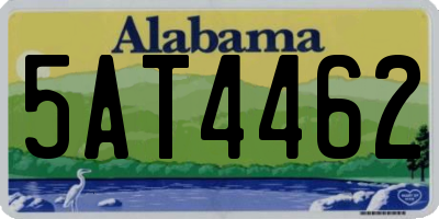 AL license plate 5AT4462