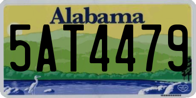 AL license plate 5AT4479