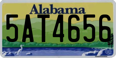 AL license plate 5AT4656