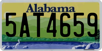 AL license plate 5AT4659