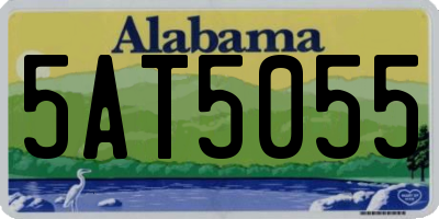 AL license plate 5AT5055