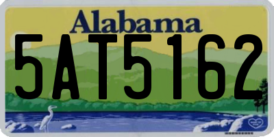 AL license plate 5AT5162