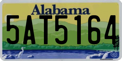 AL license plate 5AT5164