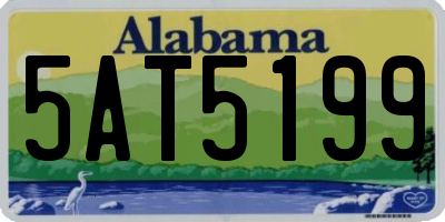 AL license plate 5AT5199