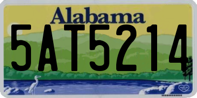 AL license plate 5AT5214