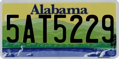 AL license plate 5AT5229