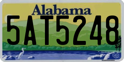 AL license plate 5AT5248