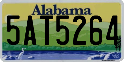 AL license plate 5AT5264