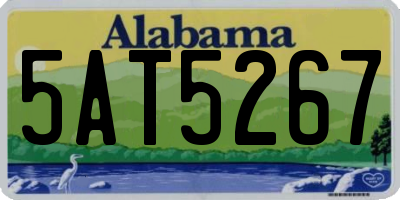 AL license plate 5AT5267