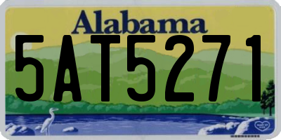 AL license plate 5AT5271