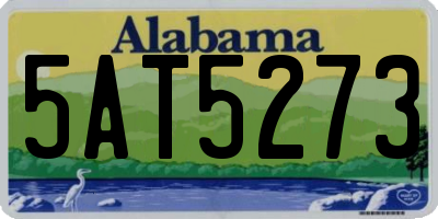 AL license plate 5AT5273