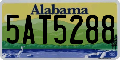 AL license plate 5AT5288