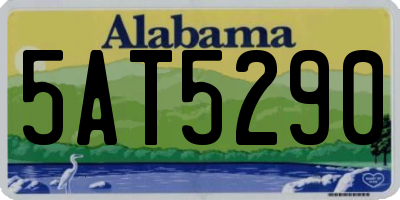 AL license plate 5AT5290