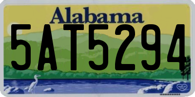 AL license plate 5AT5294