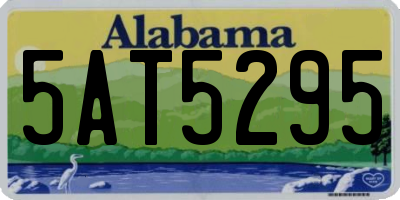 AL license plate 5AT5295