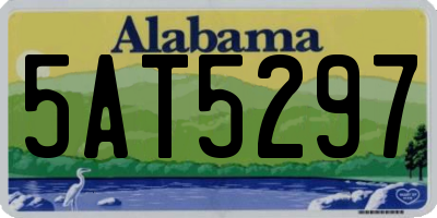 AL license plate 5AT5297