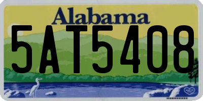 AL license plate 5AT5408