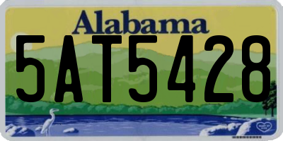 AL license plate 5AT5428