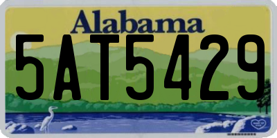 AL license plate 5AT5429