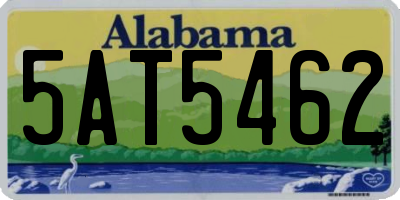 AL license plate 5AT5462