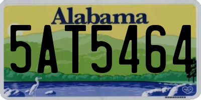 AL license plate 5AT5464