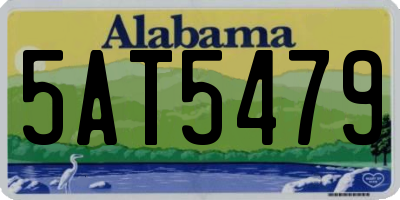 AL license plate 5AT5479