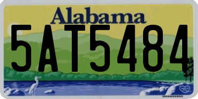 AL license plate 5AT5484
