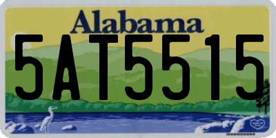 AL license plate 5AT5515