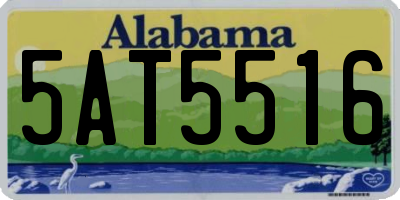 AL license plate 5AT5516
