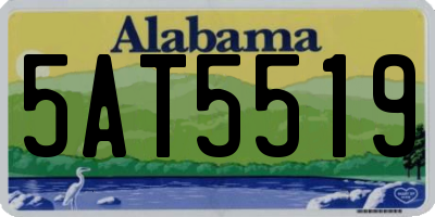 AL license plate 5AT5519
