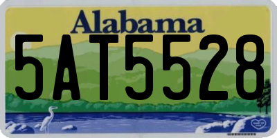 AL license plate 5AT5528