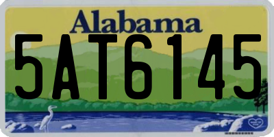AL license plate 5AT6145