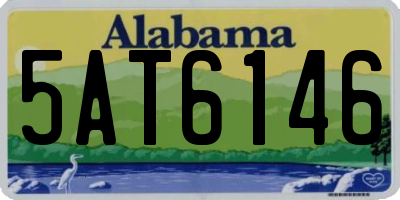 AL license plate 5AT6146