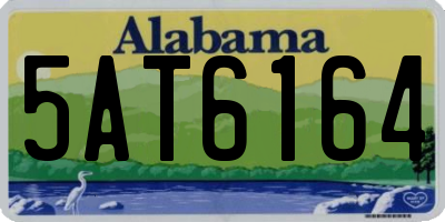 AL license plate 5AT6164