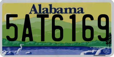 AL license plate 5AT6169