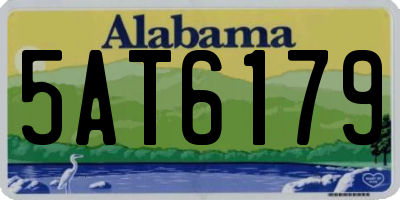 AL license plate 5AT6179