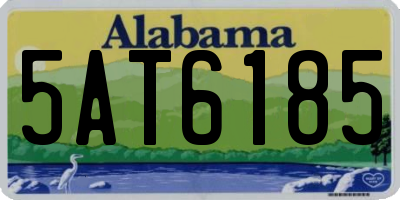 AL license plate 5AT6185