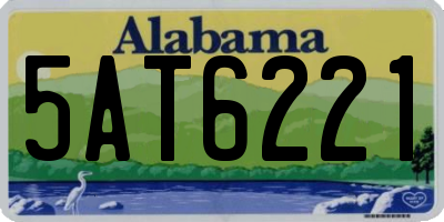 AL license plate 5AT6221