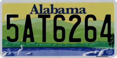 AL license plate 5AT6264