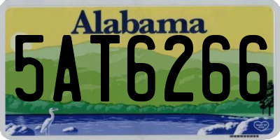 AL license plate 5AT6266