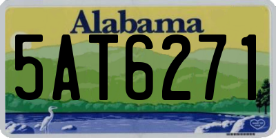AL license plate 5AT6271