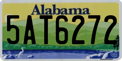 AL license plate 5AT6272