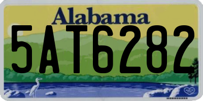 AL license plate 5AT6282