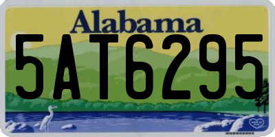 AL license plate 5AT6295