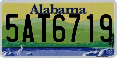 AL license plate 5AT6719