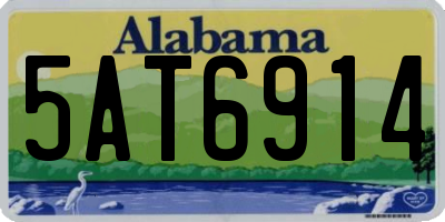 AL license plate 5AT6914
