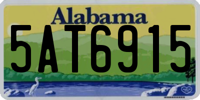 AL license plate 5AT6915