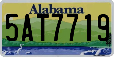 AL license plate 5AT7719