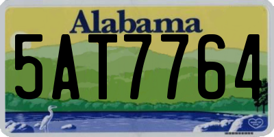 AL license plate 5AT7764